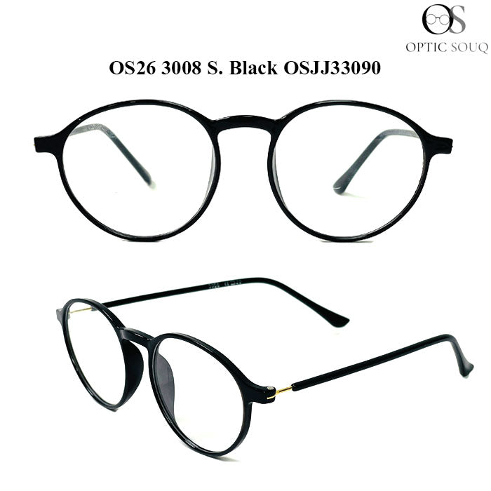 OS26 3008 Made in India Eyewear - S. Black