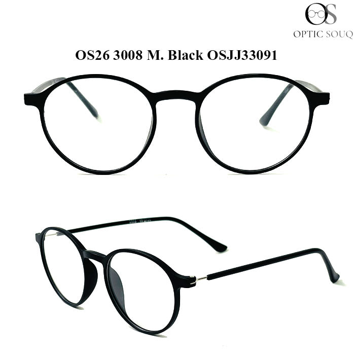OS26 3008 Made in India Eyewear - M. Black