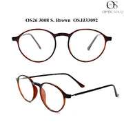 OS26 3008 Made in India Eyewear - S. Brown