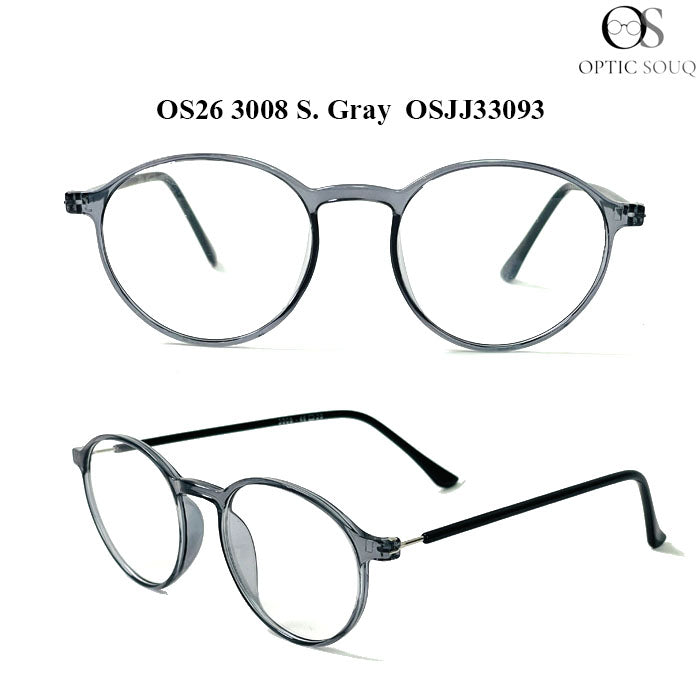 OS26 3008 Made in India Eyewear - S. Gray