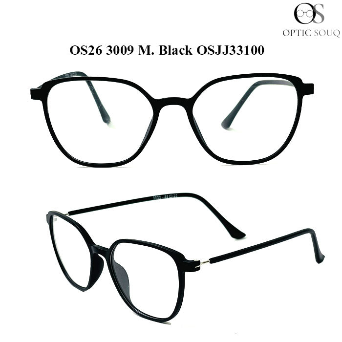 OS26 3009 Made in India Eyewear - M. Black