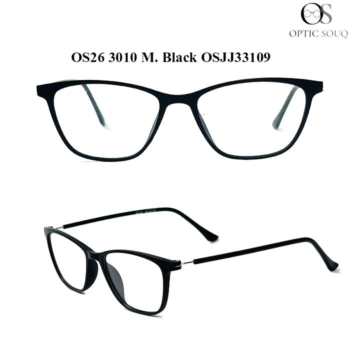 OS26 3010 Made in India Eyewear - M. Black