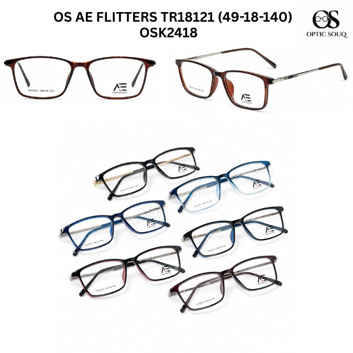 OS AE FLITTERS TR18121 49-18-140 men's sheet and metal eyewear