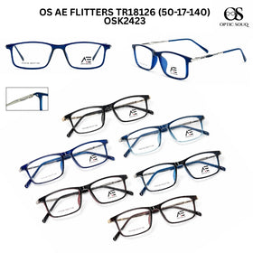 OS AE FLITTERS TR18126 50-17-140 men's sheet and metal eyewear