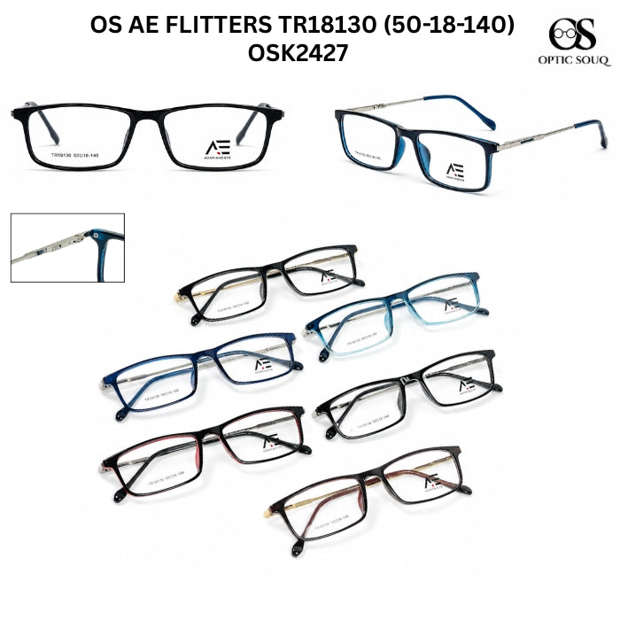 OS AE FLITTERS TR18130 50-18-140 men's sheet and metal eyewear