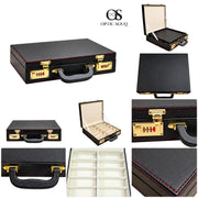 OS10-Pc Rexine Gold Sunglass Tray - Premium - OSSGT10GLDPR