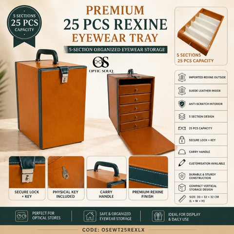 OS25-Pc Rexine Eyewear Tray - Luxury