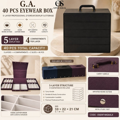 OS40-Pc G.A. Eyewear Box - Luxury