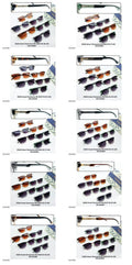 Amari Exclusive Sunglasses sample kit 10 models assorted