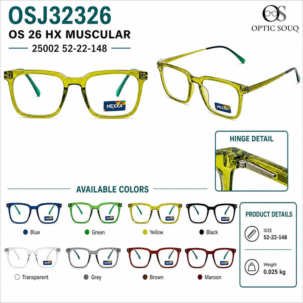 OS 26 HX MUSCULAR 25002 52-22-148