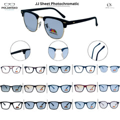 J.J SHEET PHOTOCHRMATIC 30 PCS (2 PCS EACH MODEL ASSORTED COLOUR))