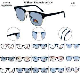 J.J SHEET PHOTOCHRMATIC 30 PCS (2 PCS EACH MODEL ASSORTED COLOUR))