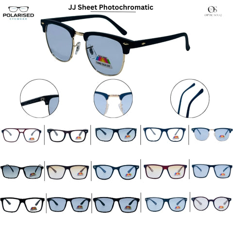 J.J SHEET PHOTOCHRMATIC 30 PCS (2 PCS EACH MODEL ASSORTED COLOUR))