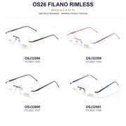 OS26 FILANO Rimless Sample Kit - 10 Models — original models 5 to 8 of 10