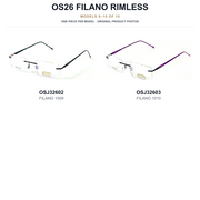 OS26 FILANO Rimless Sample Kit - 10 Models — original models 9 to 10 of 10