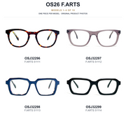 OS26 F.ARTS Eyewear Sample Kit - 10 Models — original models 1 to 4 of 10