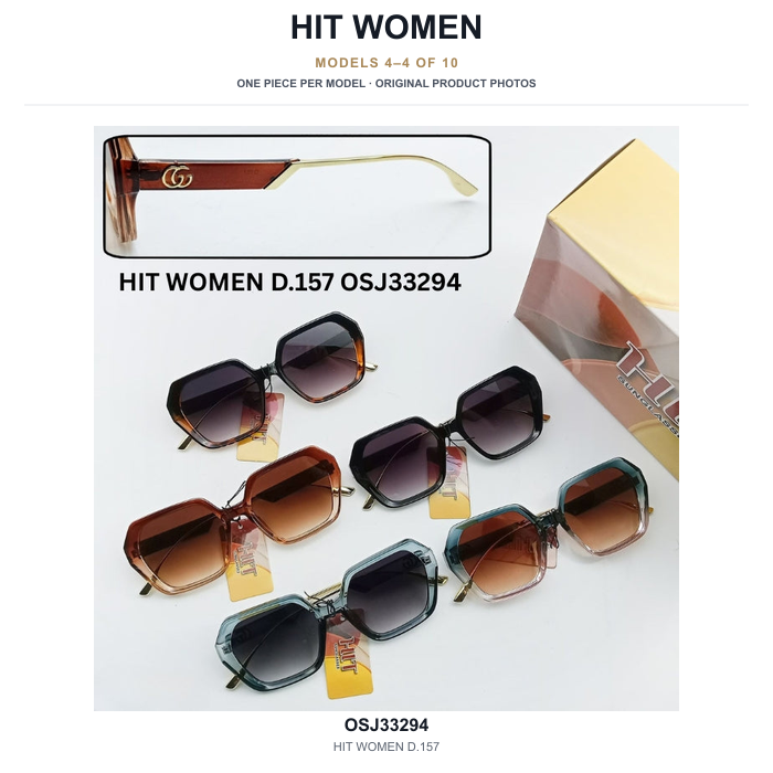 HIT WOMEN Sample Kit - 10 Models — original models 4 to 4 of 10