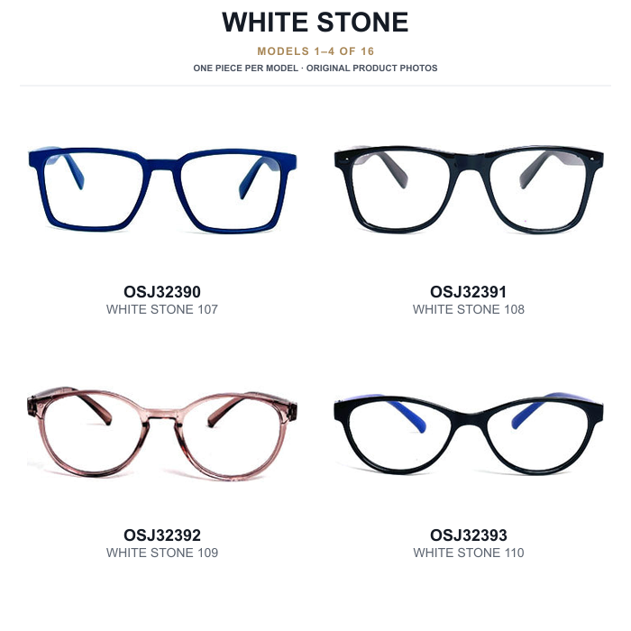 WHITE STONE Sample Kit - 16 Models — original models 1 to 4 of 16