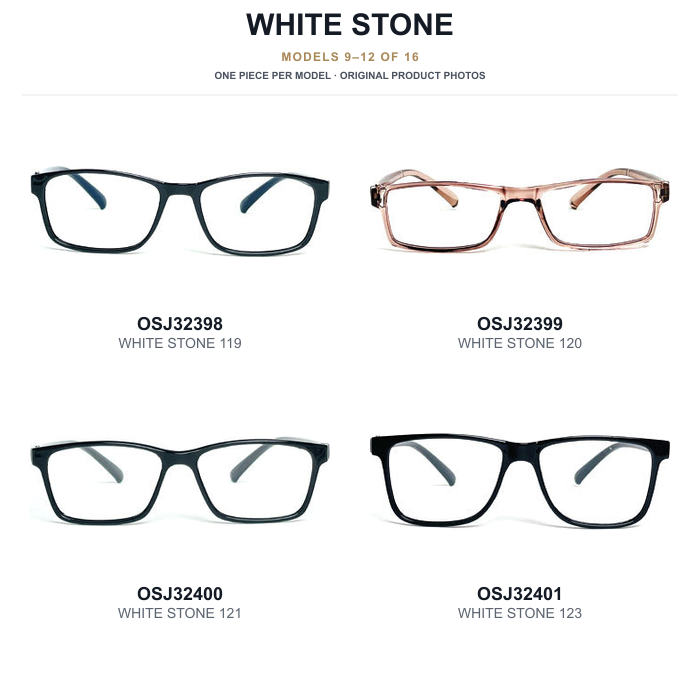 WHITE STONE Sample Kit - 16 Models — original models 9 to 12 of 16