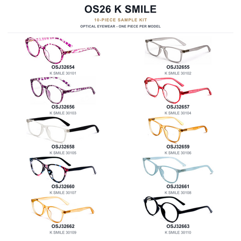 OS26 K SMILE Sample Kit - 10 Models