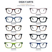OS26 F.ARTS Eyewear Sample Kit - 10 Models — complete square poster, one piece per model