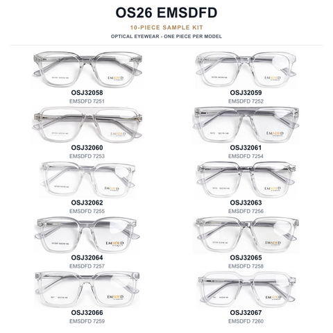 OS26 EMSDFD Sample Kit - 10 Models