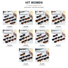 HIT WOMEN Sample Kit - 10 Models — complete square poster, one piece per model