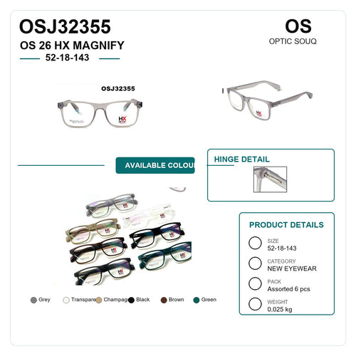 OS 26 HX MAGNIFY Sample Kit - 10 Models