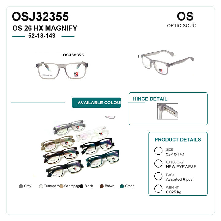 OS 26 HX MAGNIFY Sample Kit - 10 Models