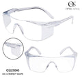 OS24 PERFECT WHITE SAFETY GOGGLE (PACK OF 12 PCS)
