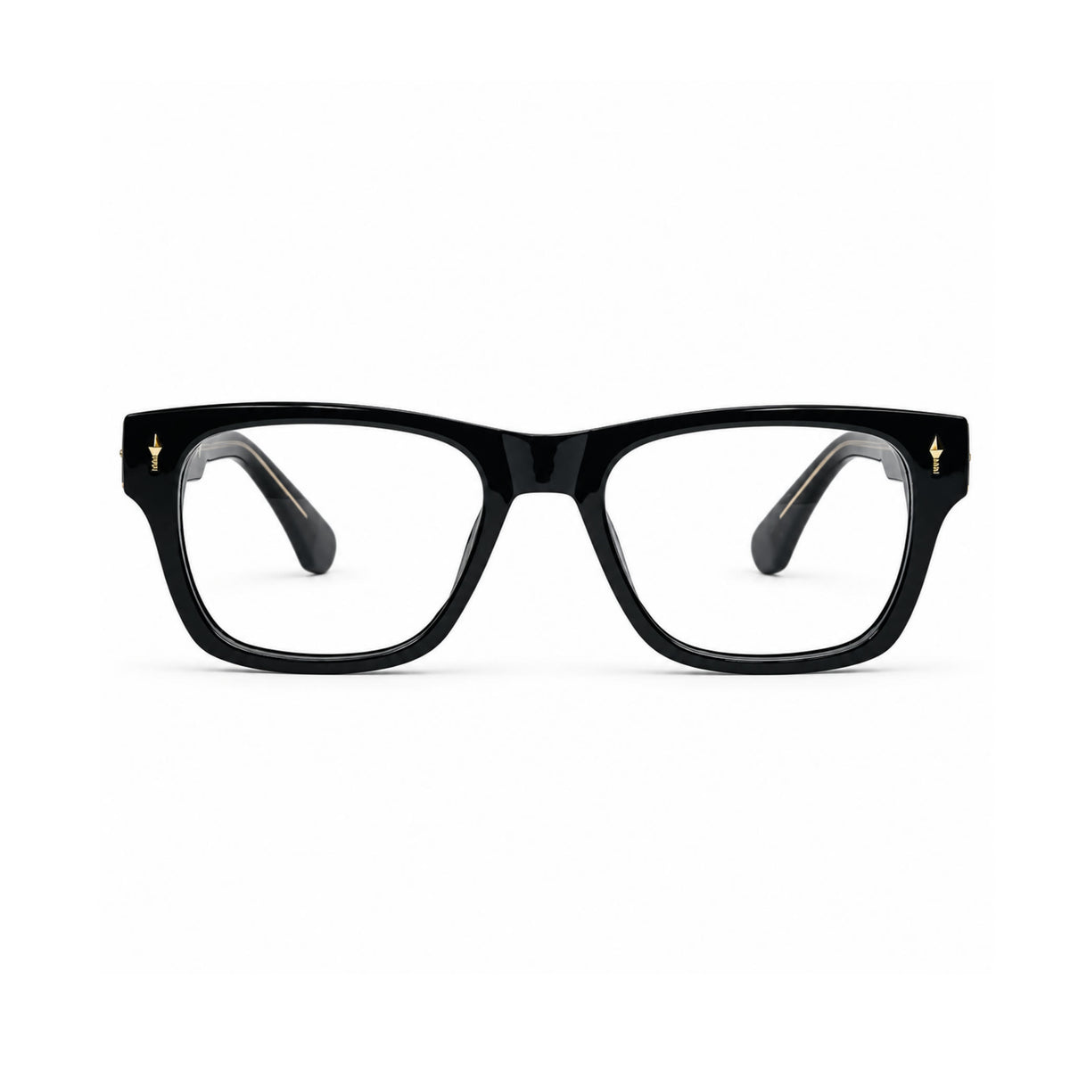OS26 DAWN VM001 Black Gold optical frame, front view - wholesale, Optic Souq