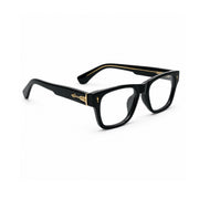 OS26 DAWN VM001 Black Gold optical frame, three quarter view, other side - wholesale, Optic Souq