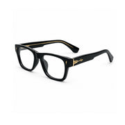 OS26 DAWN VM001 Black Gold optical frame, three quarter view - wholesale, Optic Souq