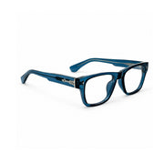 OS26 DAWN VM001 Blue Crystal optical frame, three quarter view, other side - wholesale, Optic Souq