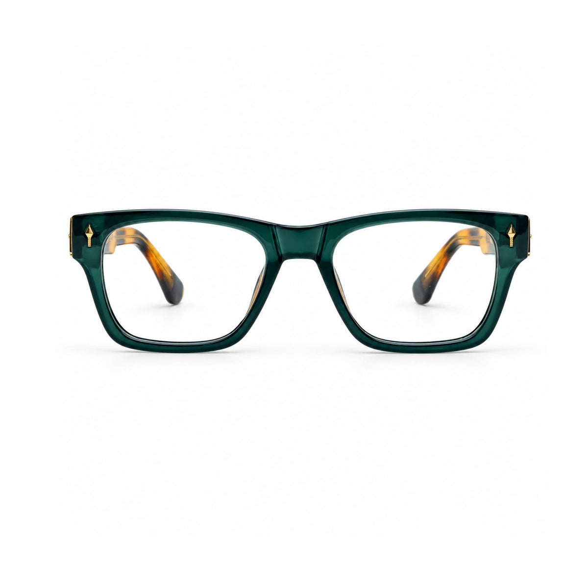 OS26 DAWN VM001 Green Tortoise optical frame, front view - wholesale, Optic Souq