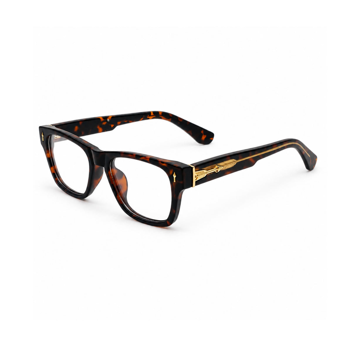 OS26 DAWN VM001 Tortoise optical frame, three quarter view - wholesale, Optic Souq