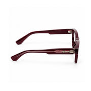 OS26 DAWN VM001 Wine Red optical frame, side view - wholesale, Optic Souq