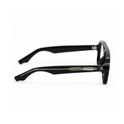 OS26 DAWN VM002 Black Silver optical frame, side view - wholesale, Optic Souq