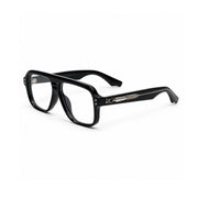 OS26 DAWN VM002 Black Silver optical frame, three quarter view - wholesale, Optic Souq