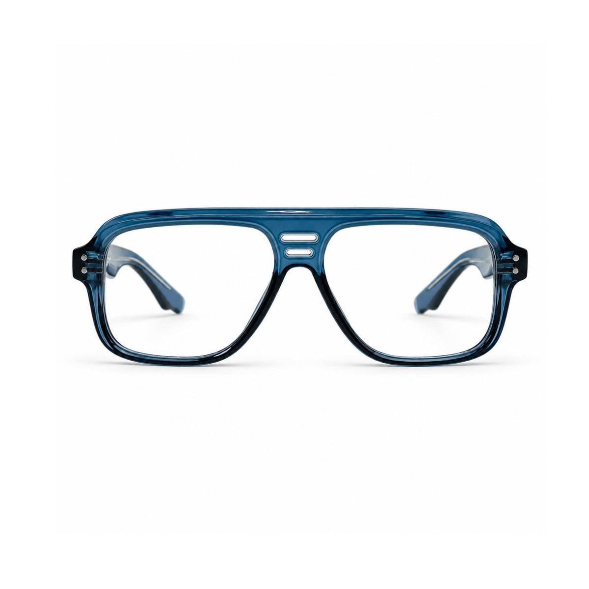 OS26 DAWN VM002 Blue Crystal optical frame, front view - wholesale, Optic Souq
