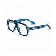 OS26 DAWN VM002 Blue Crystal optical frame, three quarter view - wholesale, Optic Souq