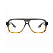 OS26 DAWN VM002 Grey Amber Gradient optical frame, front view - wholesale, Optic Souq