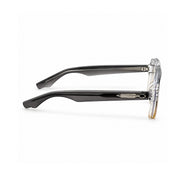OS26 DAWN VM002 Grey Amber Gradient optical frame, side view - wholesale, Optic Souq
