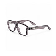 OS26 DAWN VM002 Grey Crystal optical frame, three quarter view - wholesale, Optic Souq