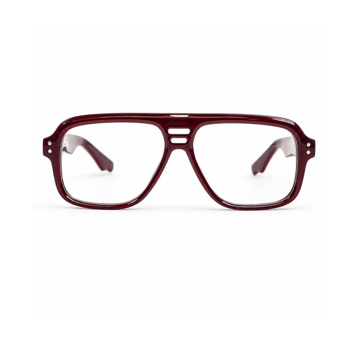 OS26 DAWN VM002 Wine Red optical frame, front view - wholesale, Optic Souq