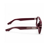 OS26 DAWN VM002 Wine Red optical frame, side view - wholesale, Optic Souq