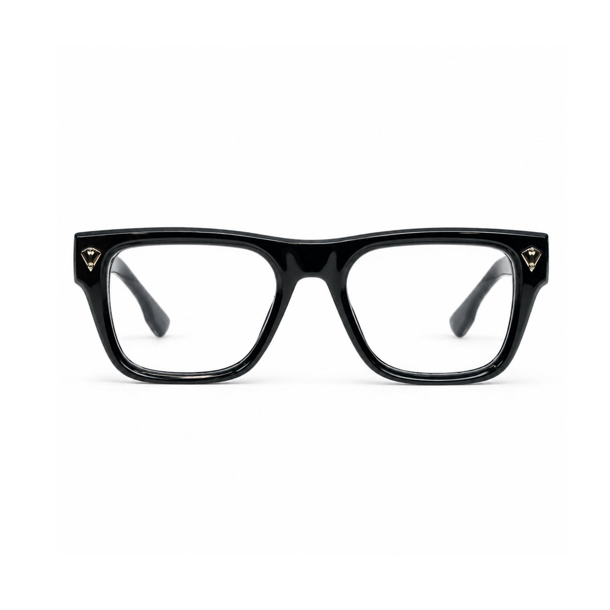 OS26 DAWN VM003 Black Gold optical frame, front view - wholesale, Optic Souq