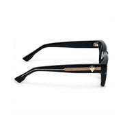 OS26 DAWN VM003 Black Gold optical frame, side view - wholesale, Optic Souq