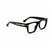 OS26 DAWN VM003 Black Gold optical frame, three quarter view, other side - wholesale, Optic Souq