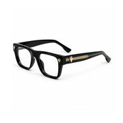 OS26 DAWN VM003 Black Gold optical frame, three quarter view - wholesale, Optic Souq